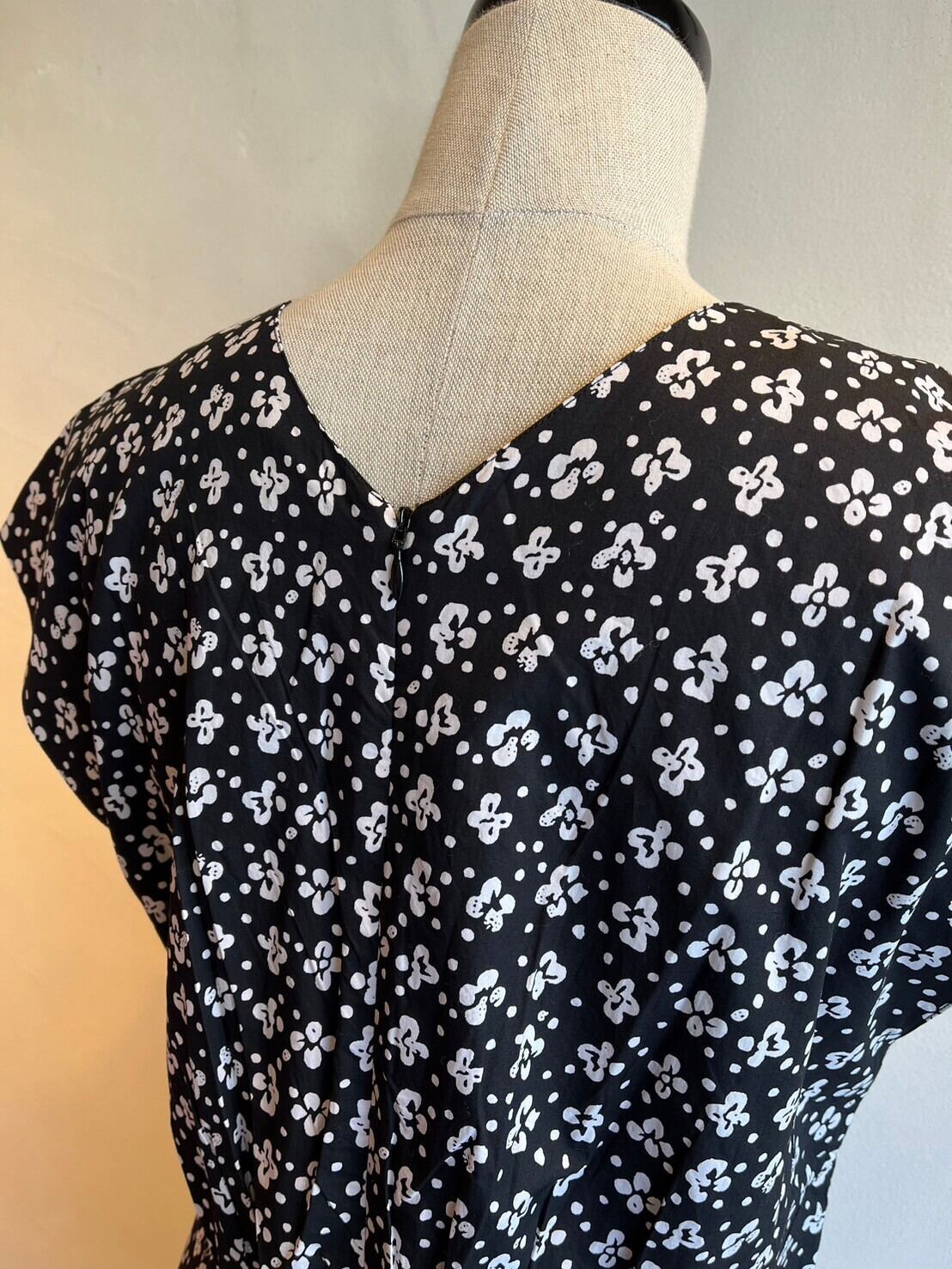 ne Quittez pas｜22SS ポプリンフラワープリントオールインワン