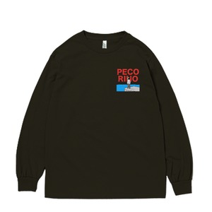 【American Apparel 6.0oz ヘビーウェイトコットン長袖Tシャツ】崖っぷちおっさん