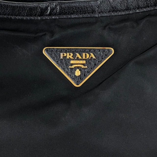 PRADA プラダ ショルダーバッグ ブラック トライアングルロゴ ナイロン 2WAY vintage ヴィンテージ オールド jwasar