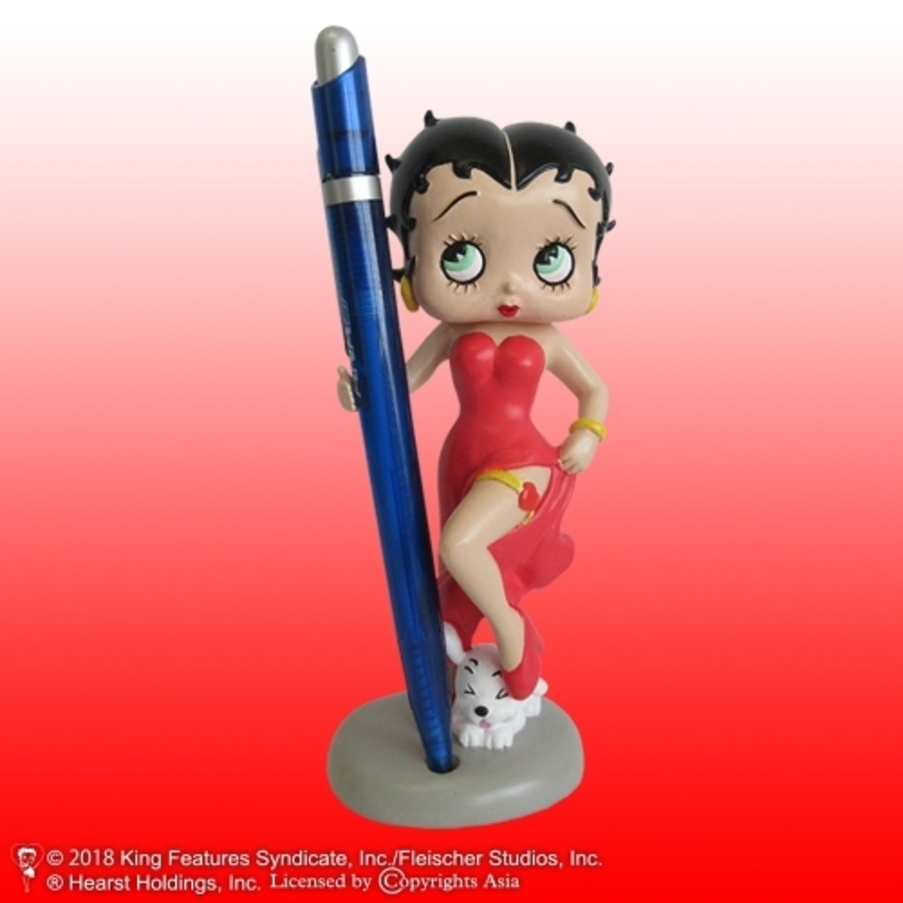 ベティー ブープ　ペン立て　赤いドレスのベティー BettyBoop PenStand RedDress/ロータリーヒロ - 3