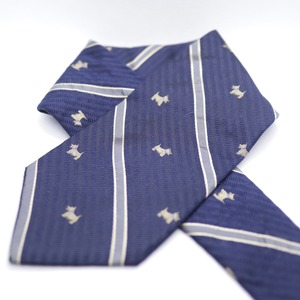 J.PRESS Whole Pattern Silk Necktie Navy