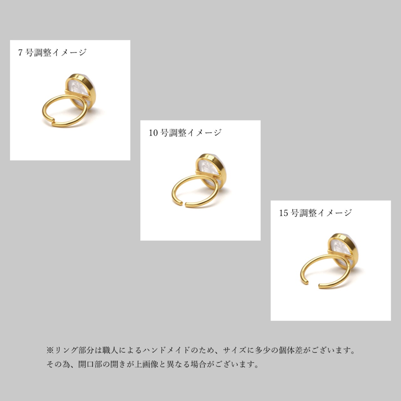 【MARKET】SINGLE STONE RING 4050