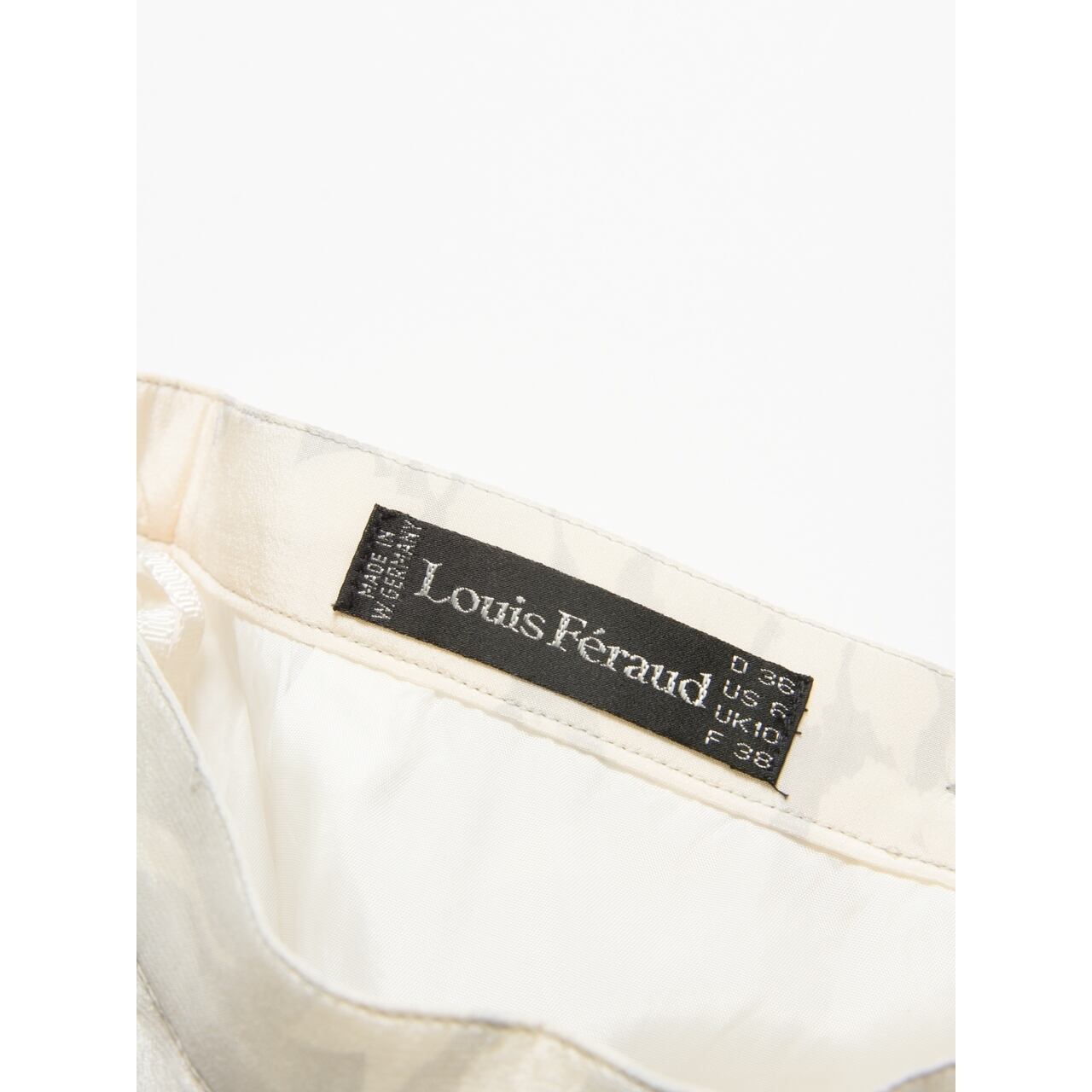 【Made in W.Germany】Mi-mollet length silk skirt（西ドイツ製 ミモレ丈シルクスカート）3e