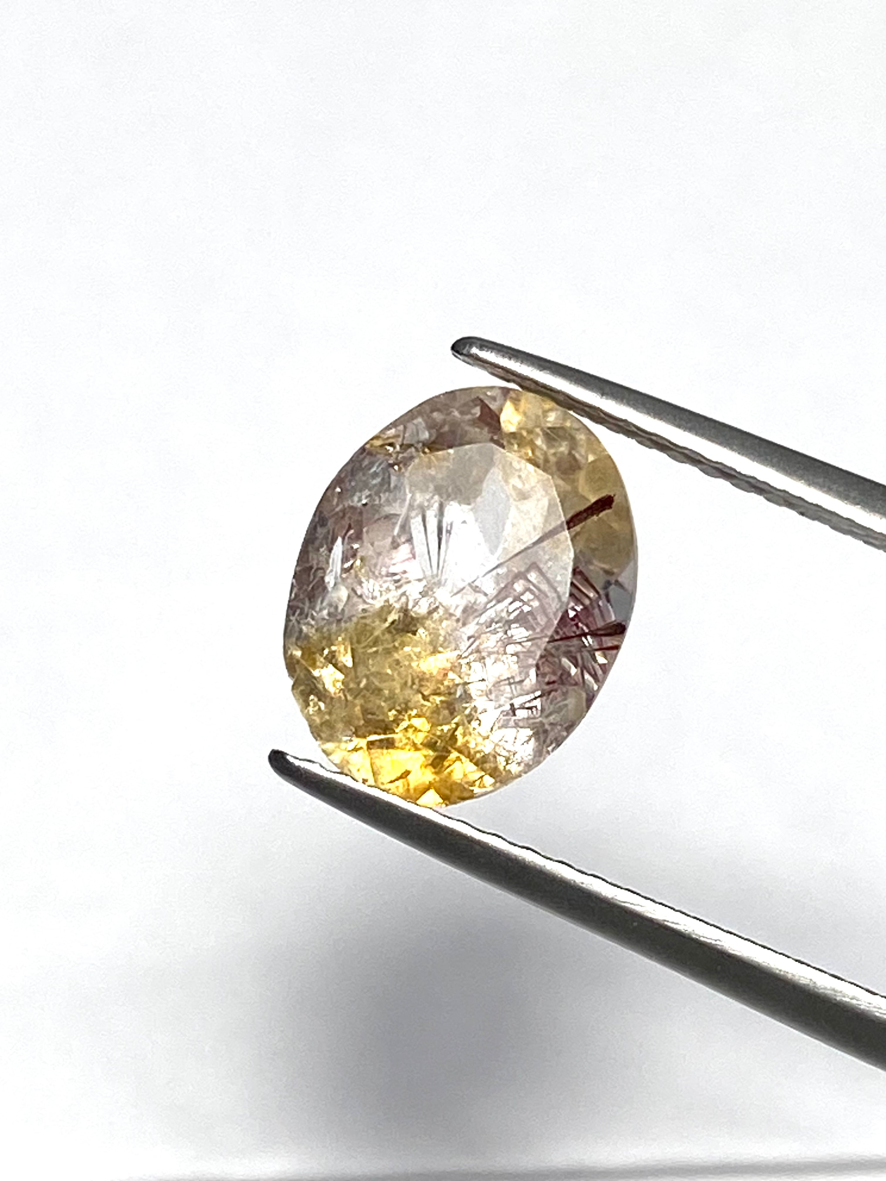 【最終値下げ】シトリン　原石 17.結晶入りシトリン［No.HA-2077］ | デザインアトリエ -kakera-