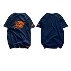 【トップス】THUNDER 高品質なバスケットボール半袖Tシャツ（好きな名前と数字をカスタマイズできる） 2203012240Y