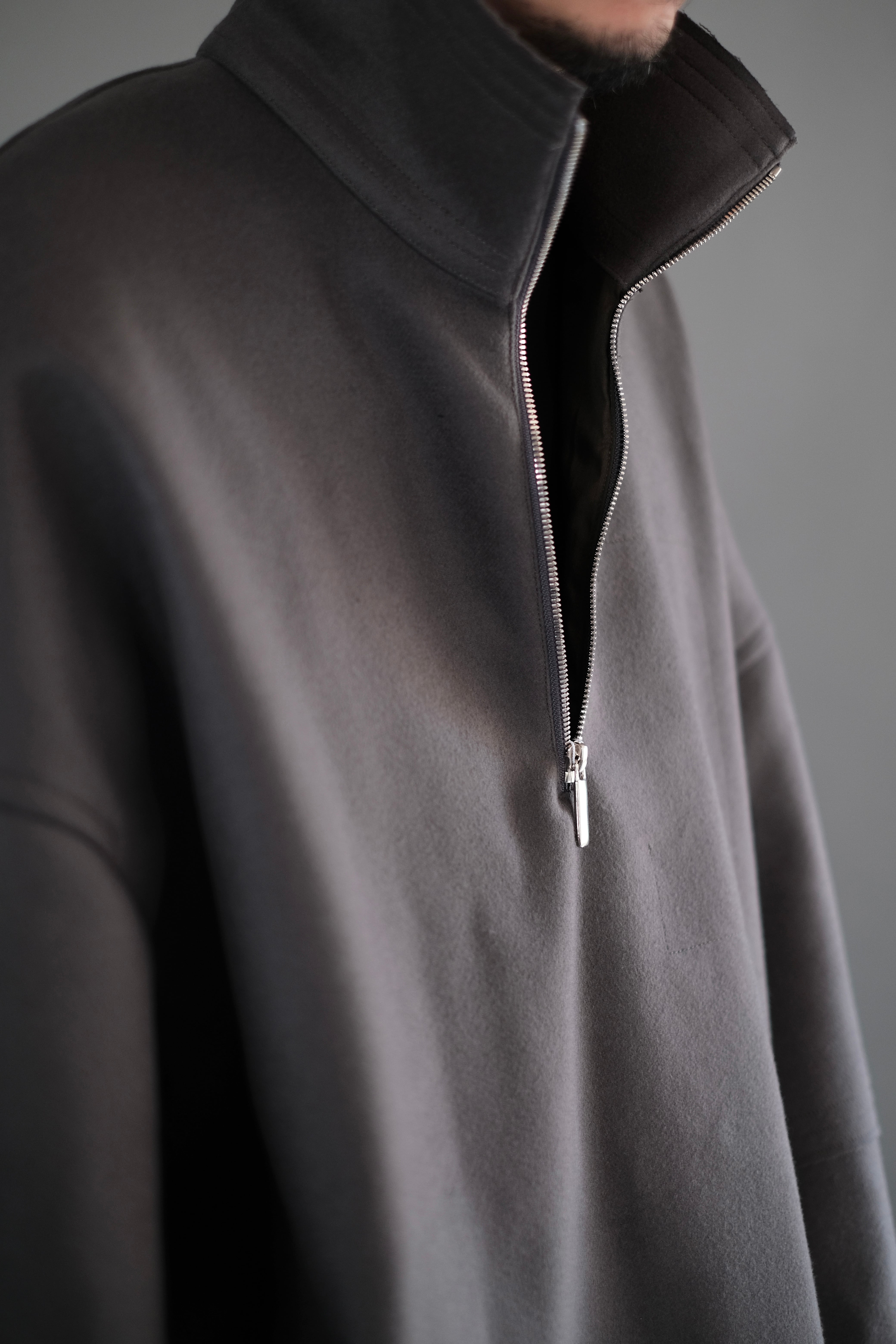 OUAT / -012- SUPER MELTON CONCRETE META SMOCK | LIVING OUAT / -012- SUPER MELTON CONCRETE META SMOCK | LIVING