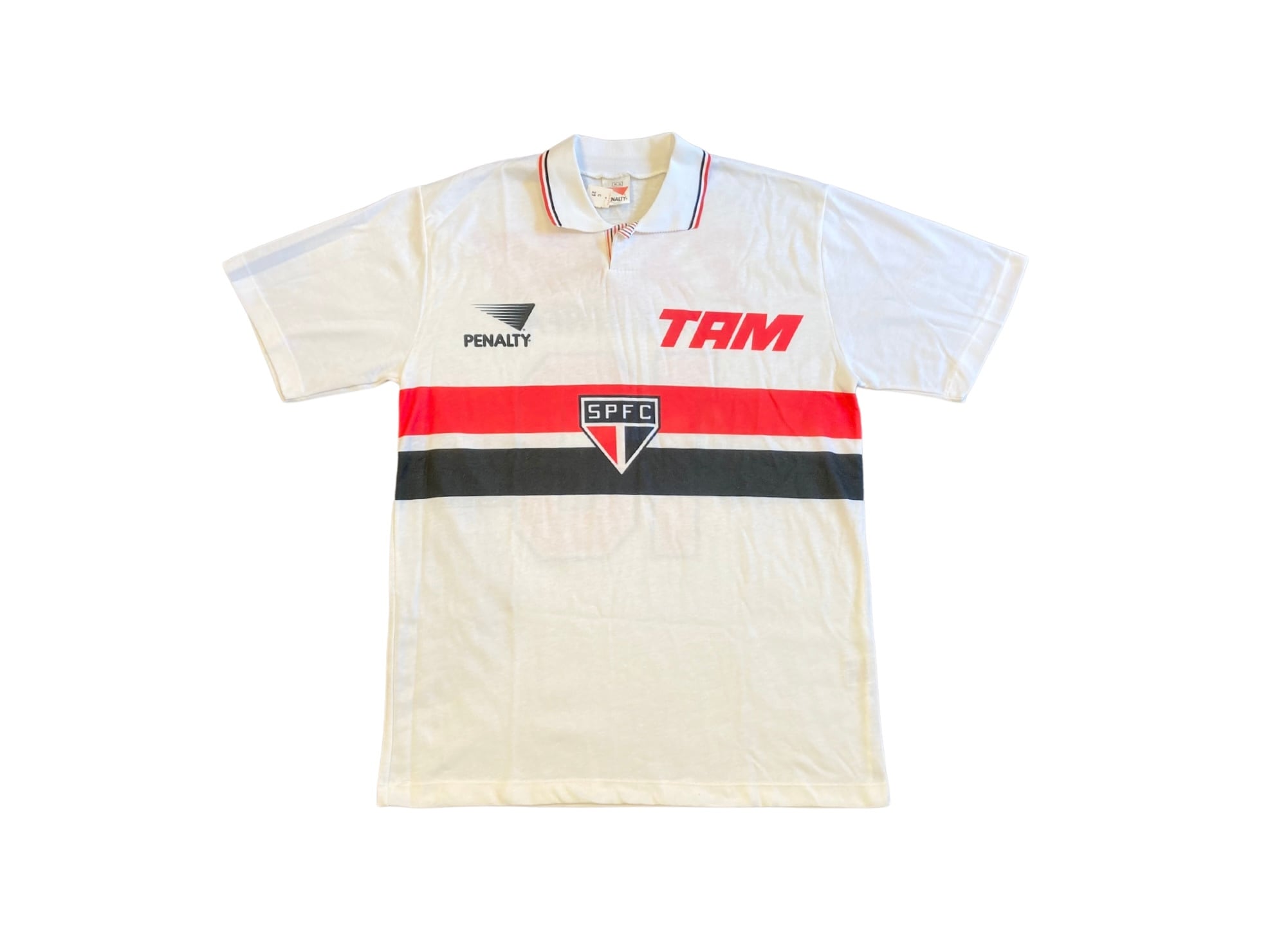 90s FC . SAO PAULO PENALTY GAME SHIRT made in BRAZIL | BLACK