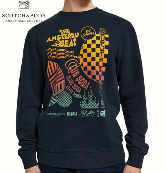 SCOTCH&SODA スコッチ&ソーダ 編ボーダーニット SCOTCH & SODA