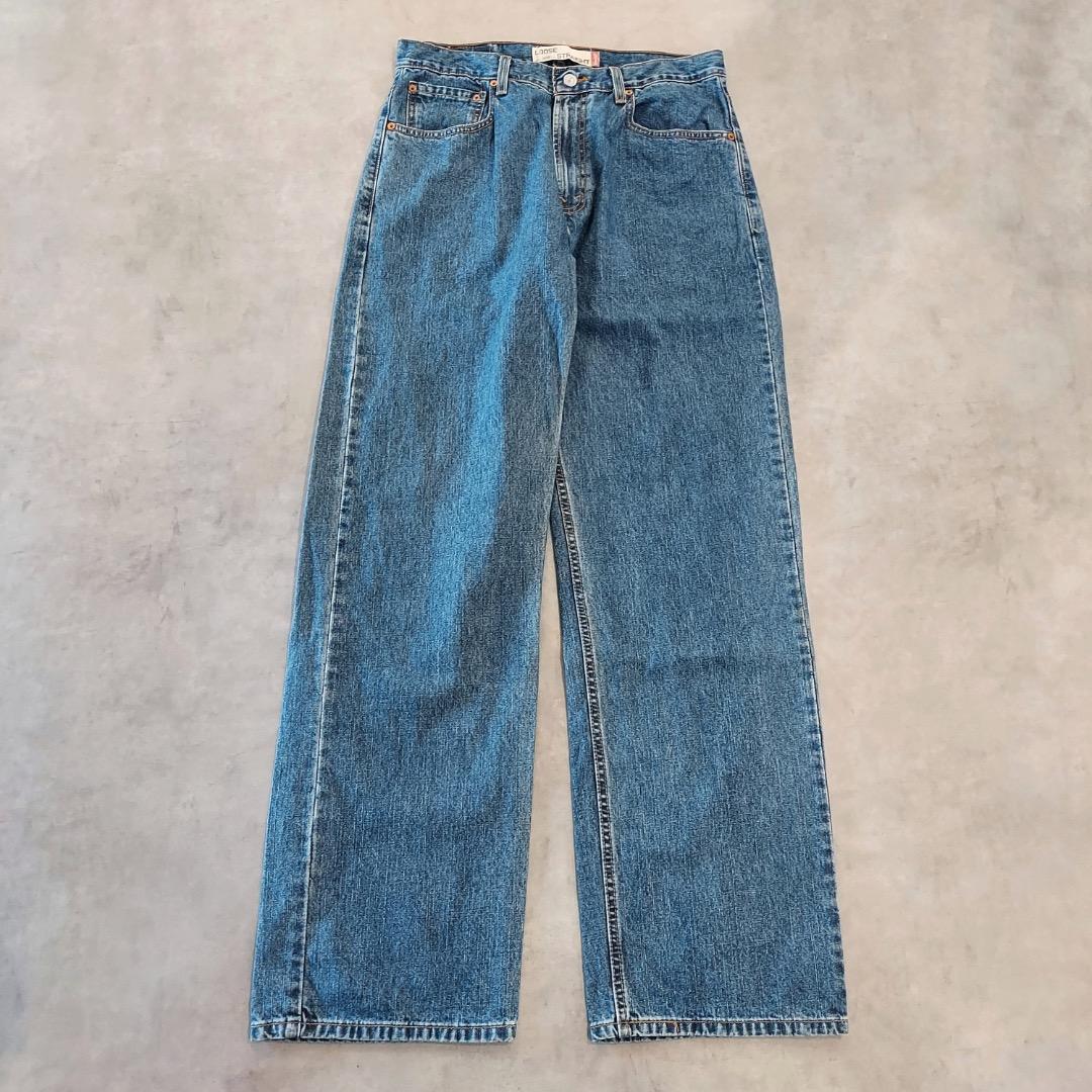 リーバイス569 Levis W33 ブルーデニム 青 古着 00s 19329