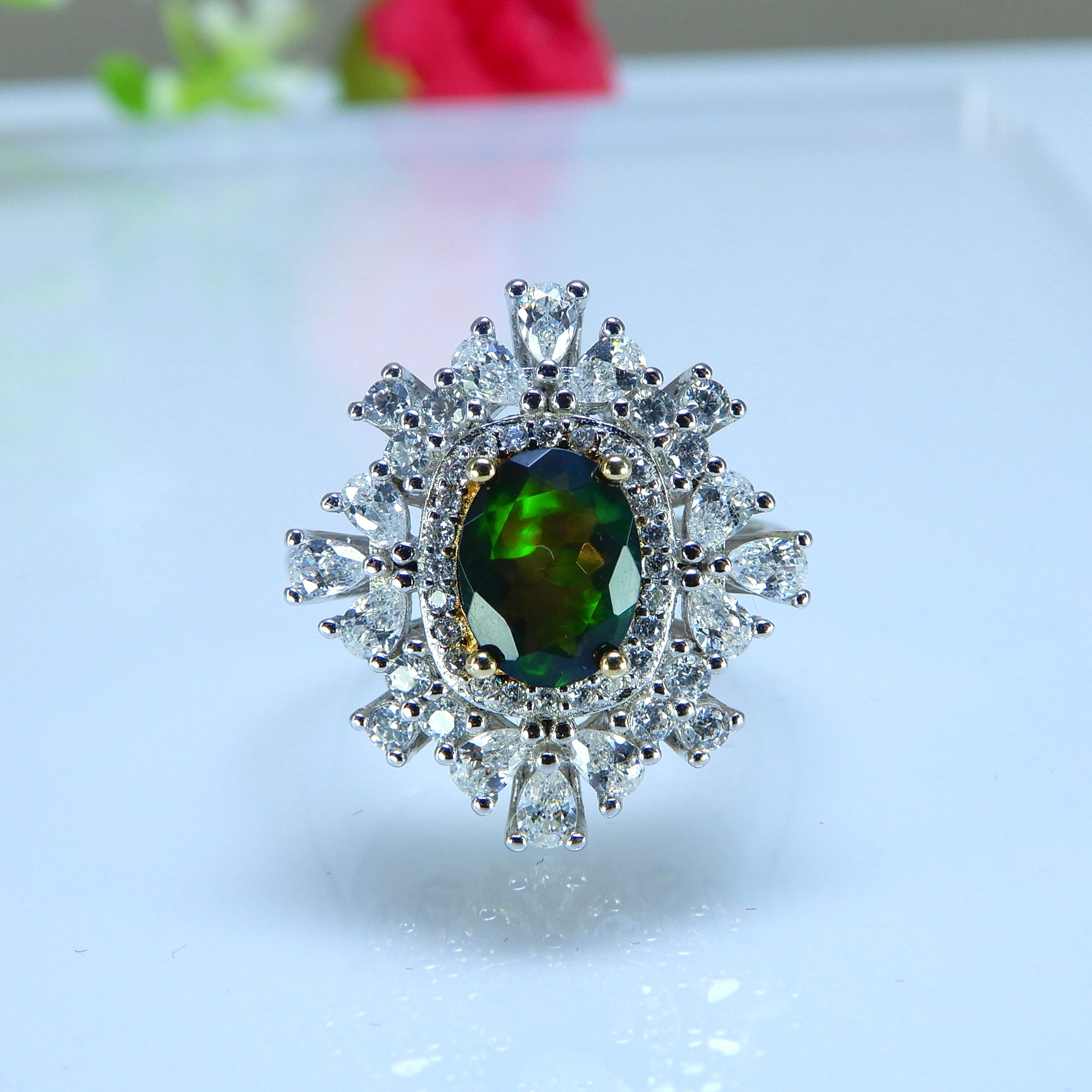 ♦︎エチオピアンオパール♦︎WG&YGカラー