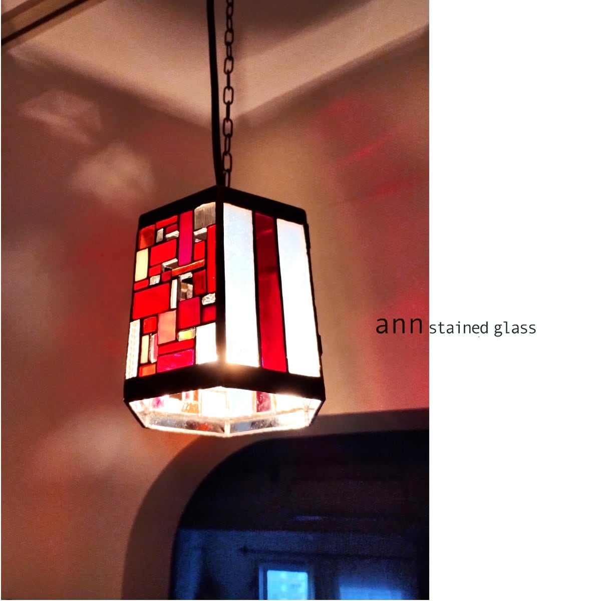 ステンドグラスランプ-R | ann stained glass