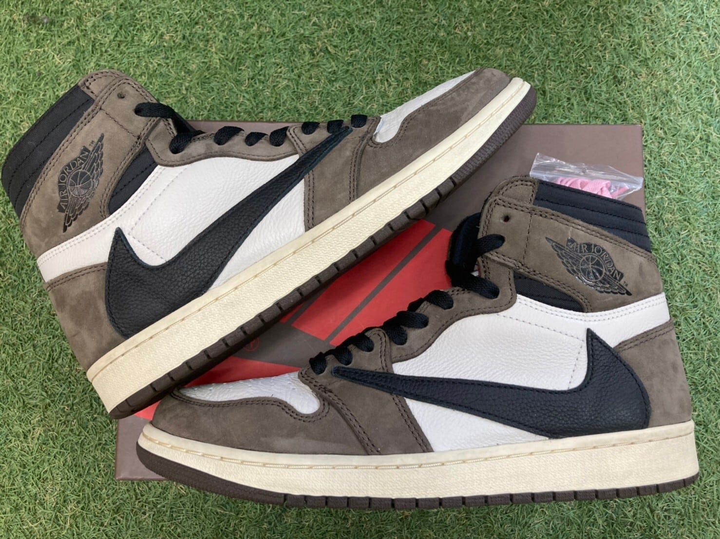 NIKE × TRAVIS SCOTT AIR JORDAN 1 HIGH OG TS SP 27.5cm CD4487-100 