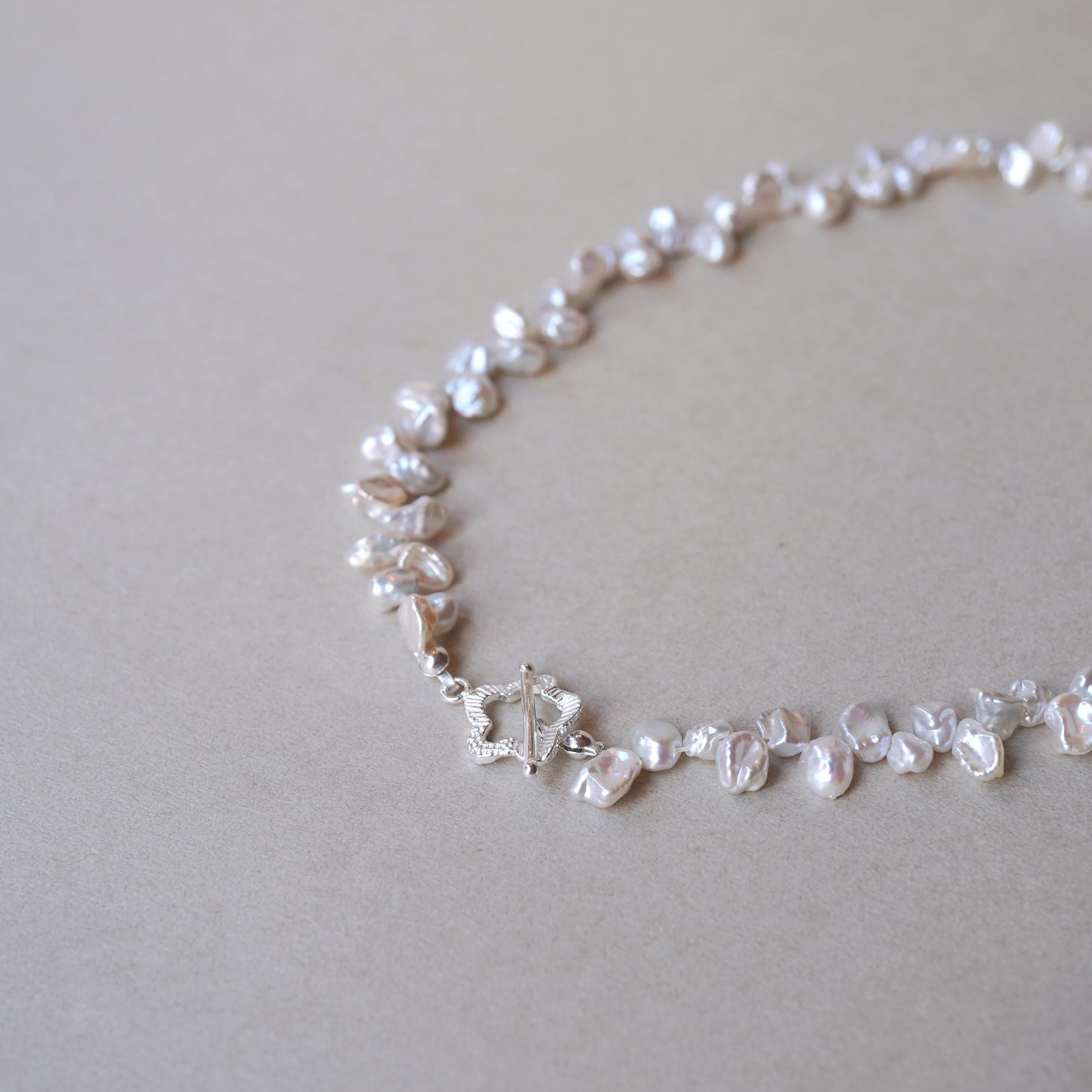 SV925 クレオパトラケシパールネックレス