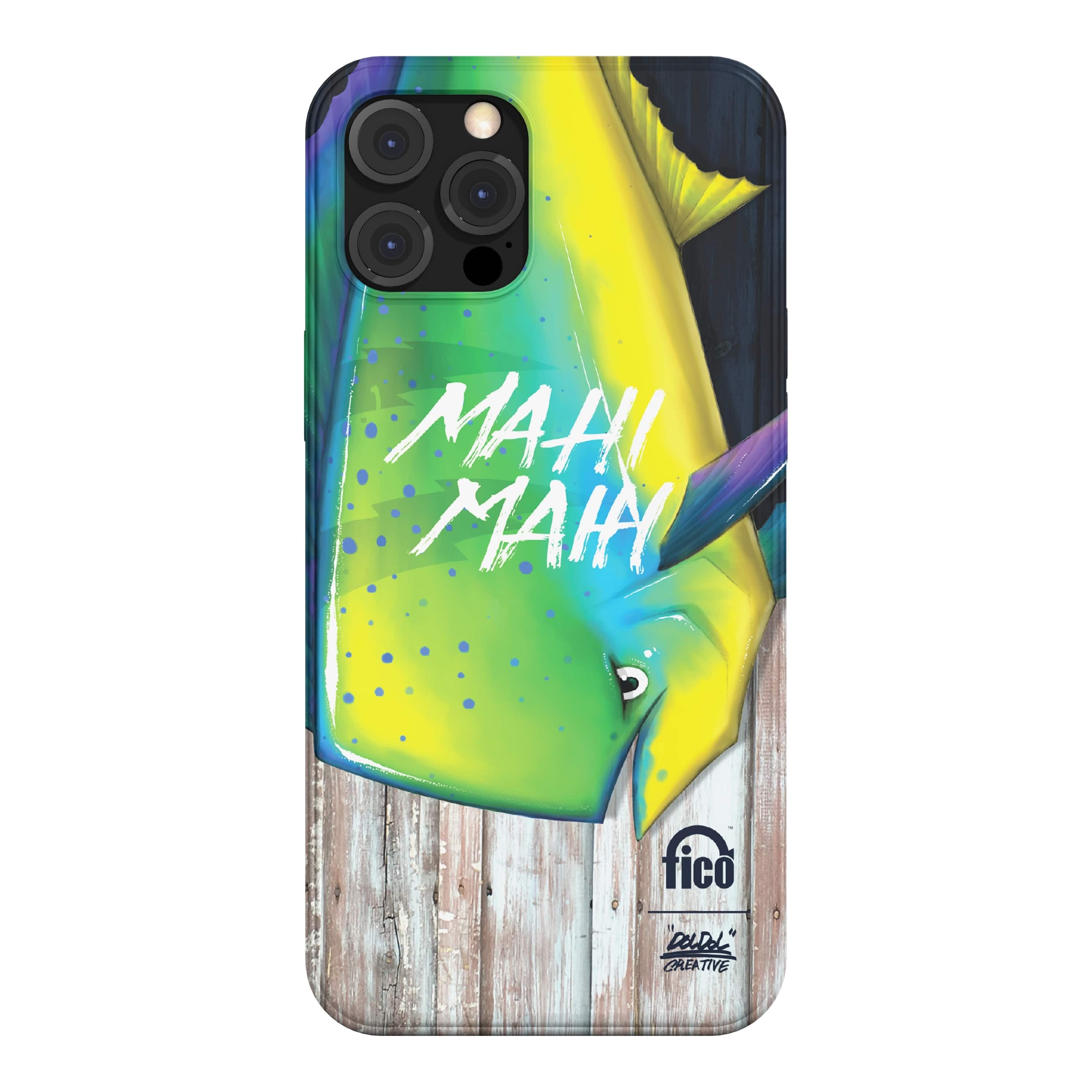 韓国 スマホケース [FICO] 釣り Fishing 魚 アート デザイナーズ iPhone Android 携帯カバー シイラ マヒマヒ (FC03) アイフォン ギャラクシー Galaxy エクスペリア Xperia