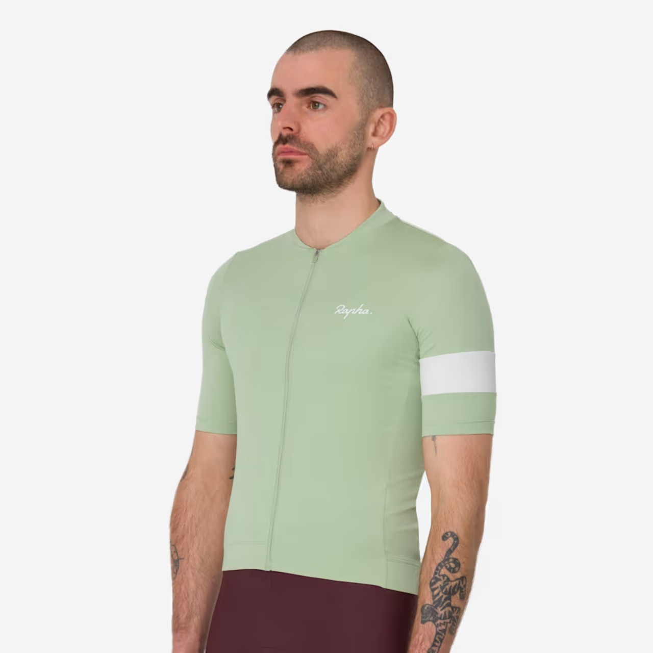 RAPHA MEN'S CORE JERSEY Reseda/White