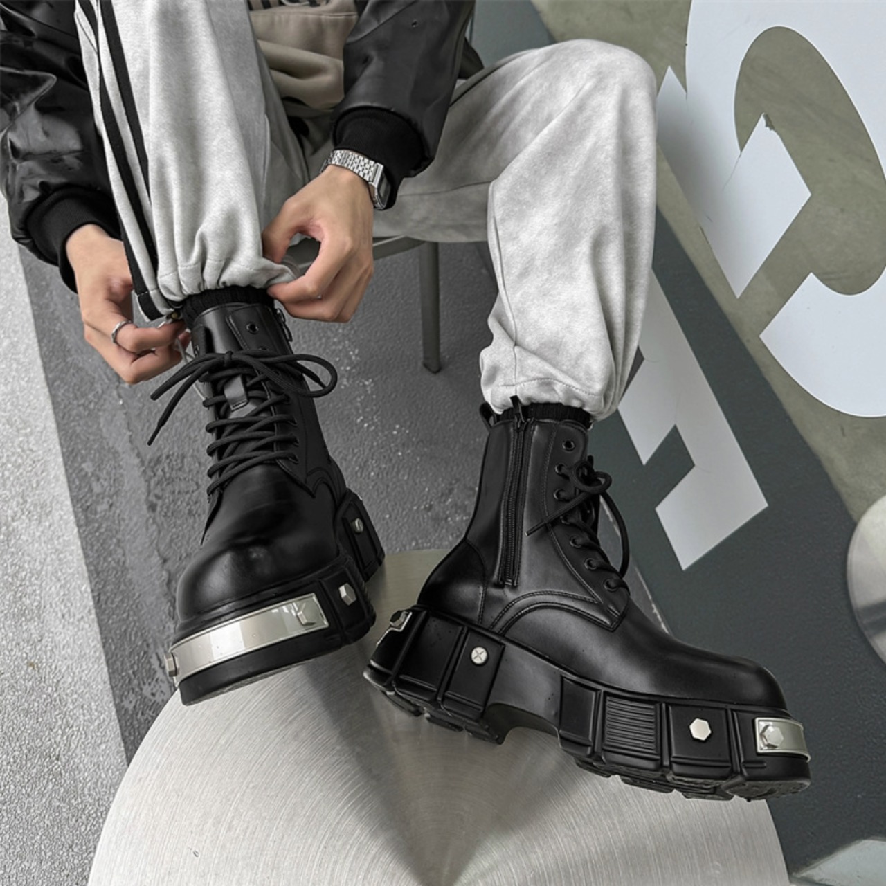 Shade Buckle Boots　TB2381・画像8