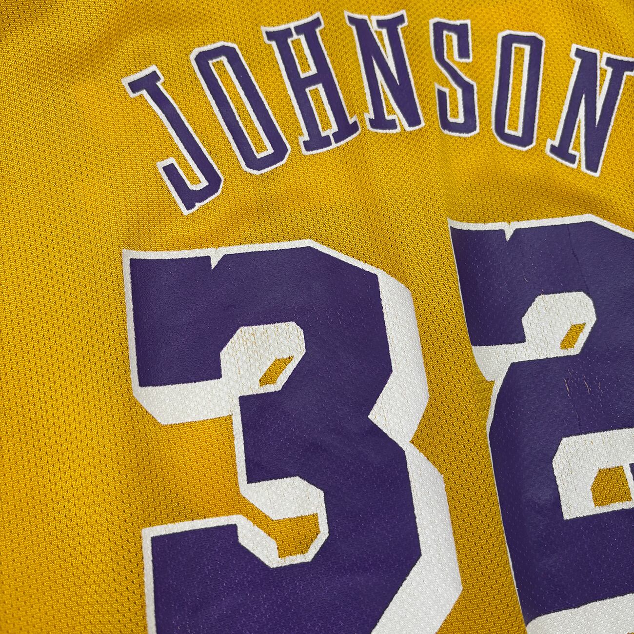 Magic Johnson 【Los Angeles Lakers】 Kids Game Shirt. Champion