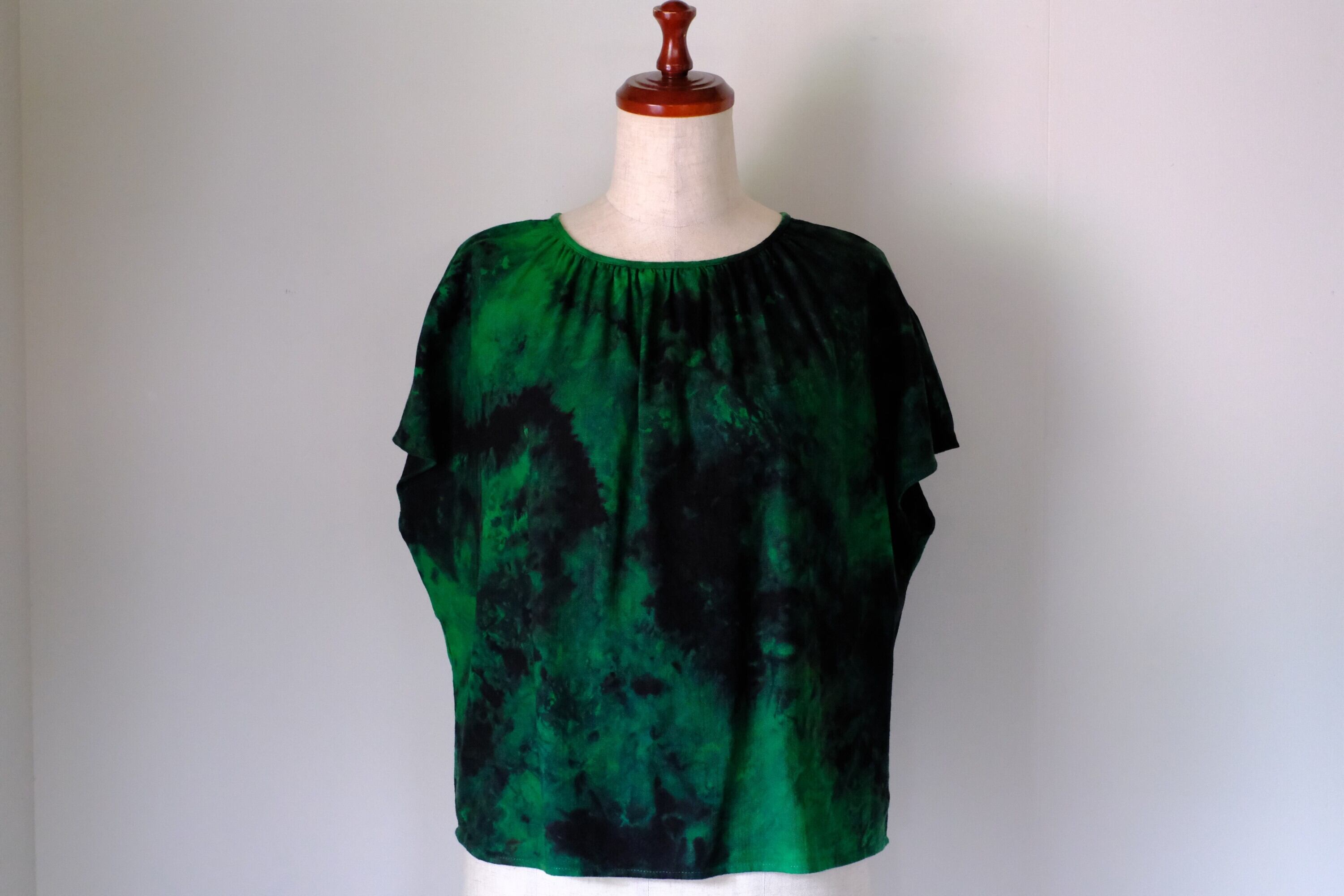 【remake】バックボタンブラウス　u-0165