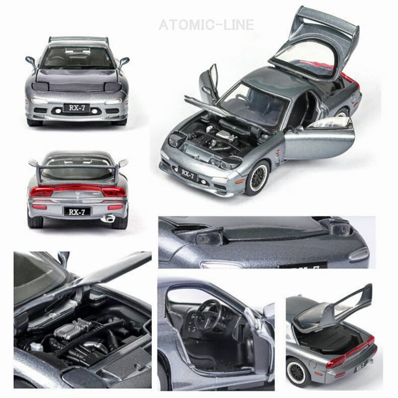 マツダ RX-7 1/32 ミニカー 全3色 ライト点灯 エンジンサウンド 模型