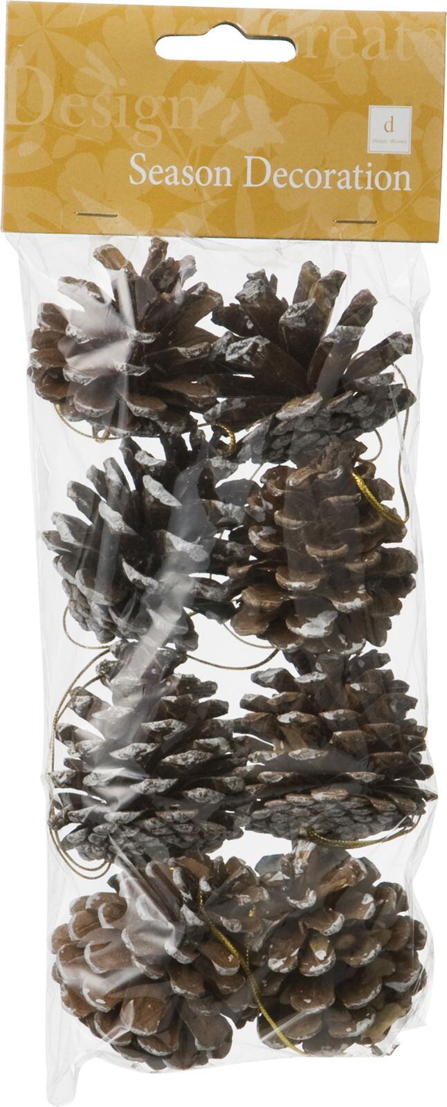 パインコーンセット８Ｐ　ＳＮＯ　-　COA-775　4961823758126　クリスマス雑貨 > ポピーオリジナル