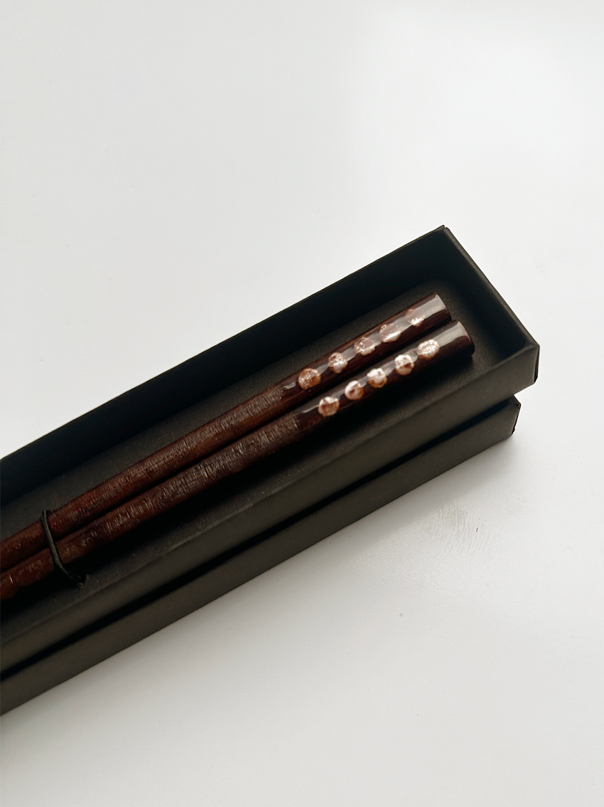 【平井順名】漆箸〈maru〉