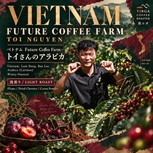 Furure Coffee Farm - Toiさんのアラビカ Winey-Natural 浅煎り-Light Roast-