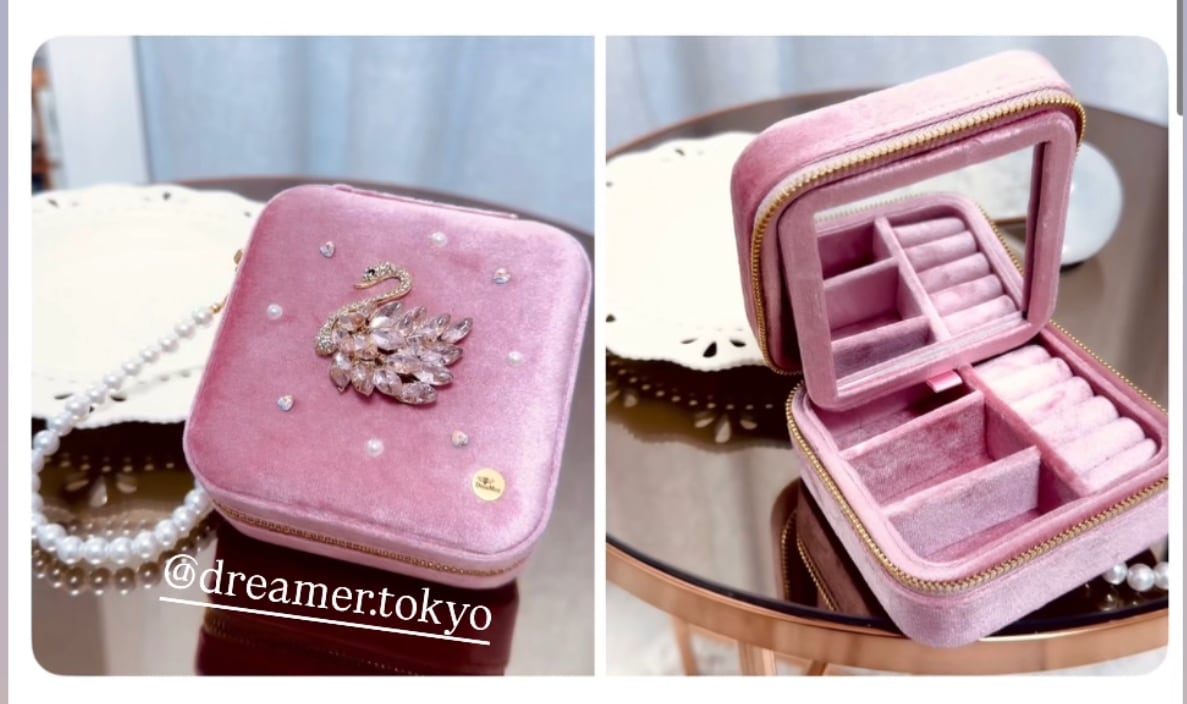 新品　Swan Jewelry Box サクラピンク 約14日間発送/SNSで話題沸騰/ 【桜白鳥】/Swan Jewelry Box | DreaMer.