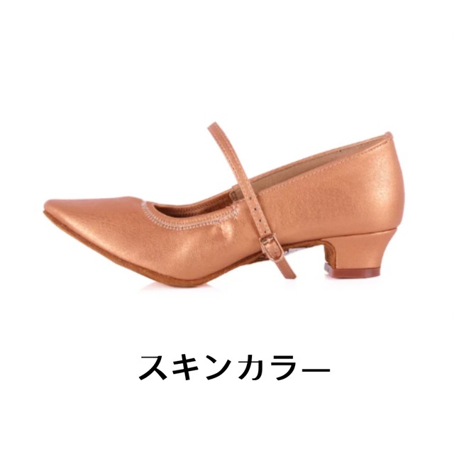 アンクルストラップ付きハイヒール レディース 社交ダンスシューズ パンプス ds0139