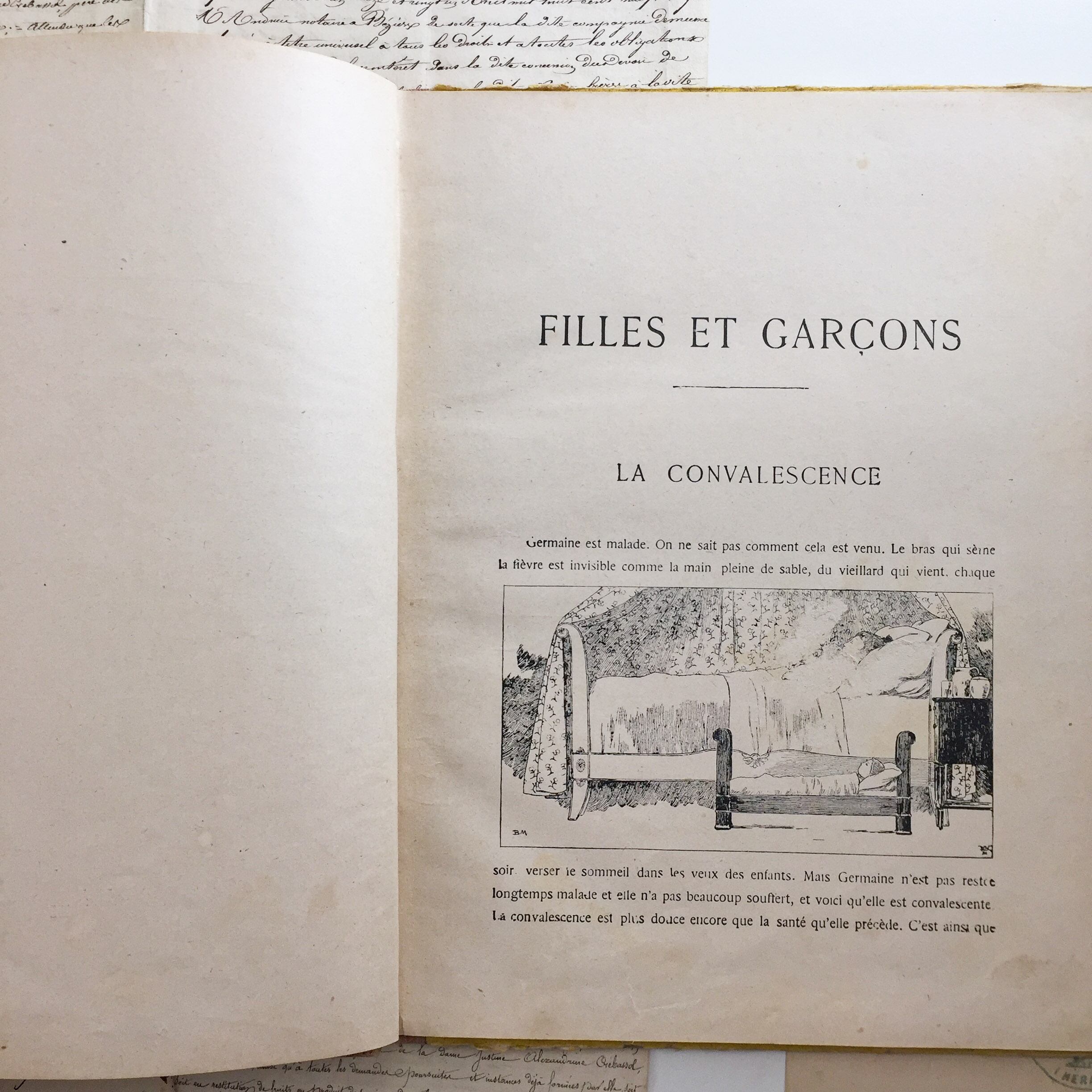 ヴィンテージ 紙もの やさしすぎるフランスの児童書 絵本 挿絵本 1910 