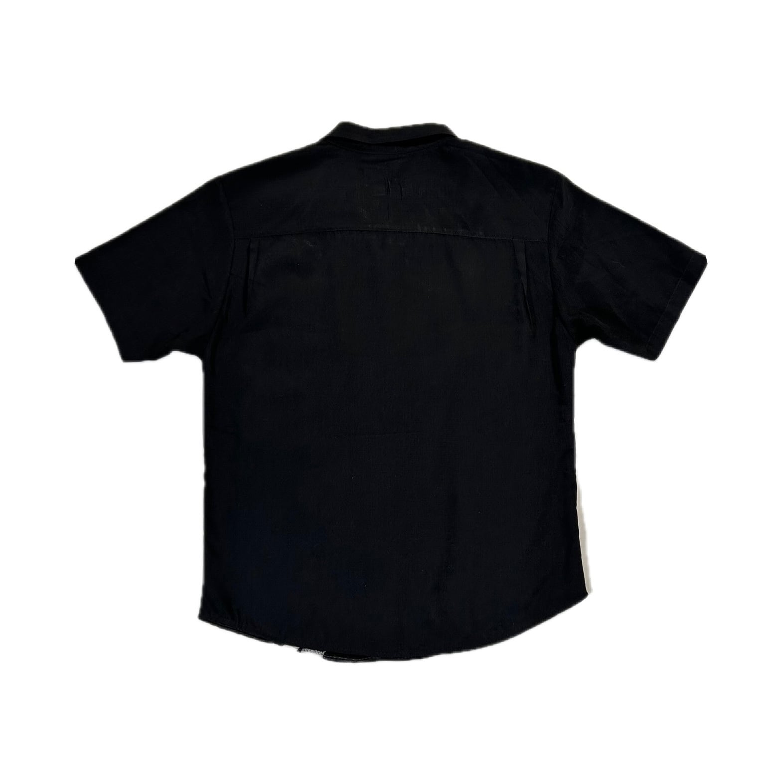 11204 黒/白ストライプ 半袖シャツ ボウリングシャツ 2XL | San Fernando