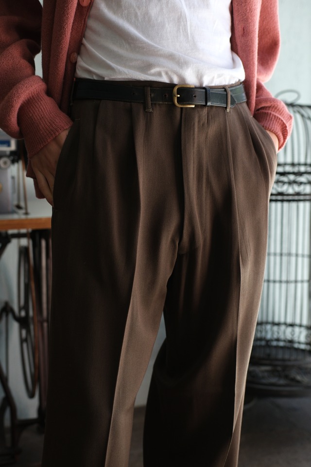 Utah／50’s “unknown” vintage gabardine slacks／Custom Rental Co