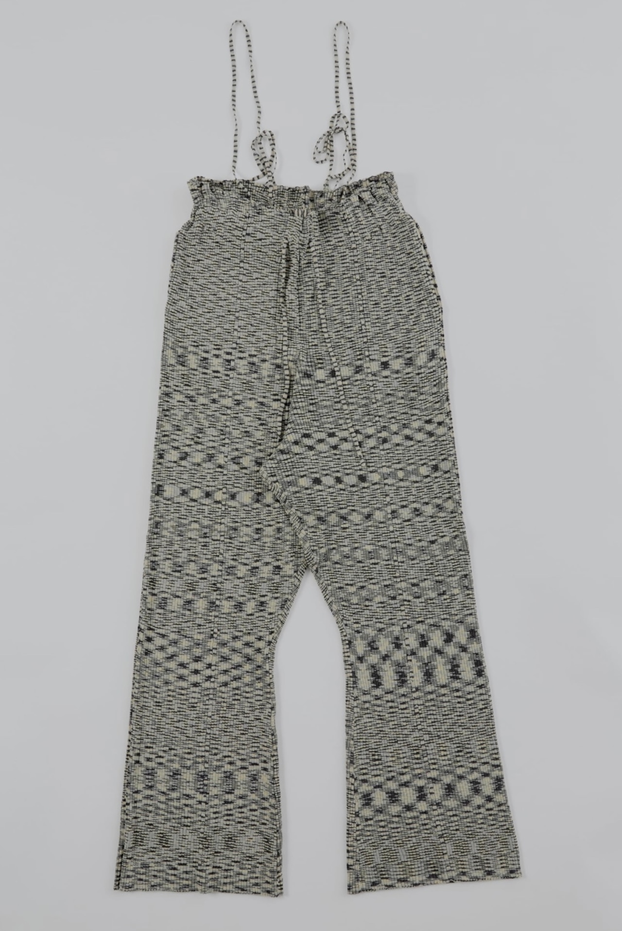 Black Gradient Yarn Pants / GRAY×CHARCOAL - 8