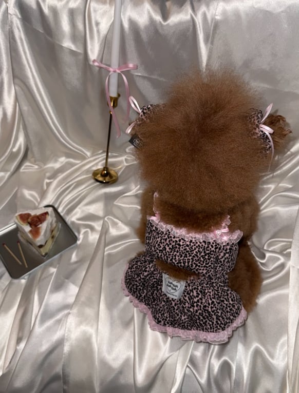 予約【tak!tak!tak!tak!】Love&Wild Leopard Series (Dress/Pink)