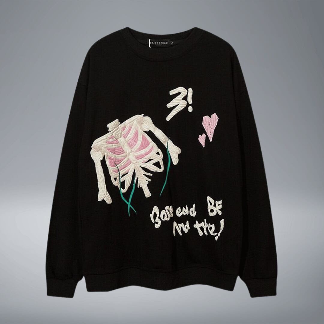 骸骨長袖Tシャツ_20183