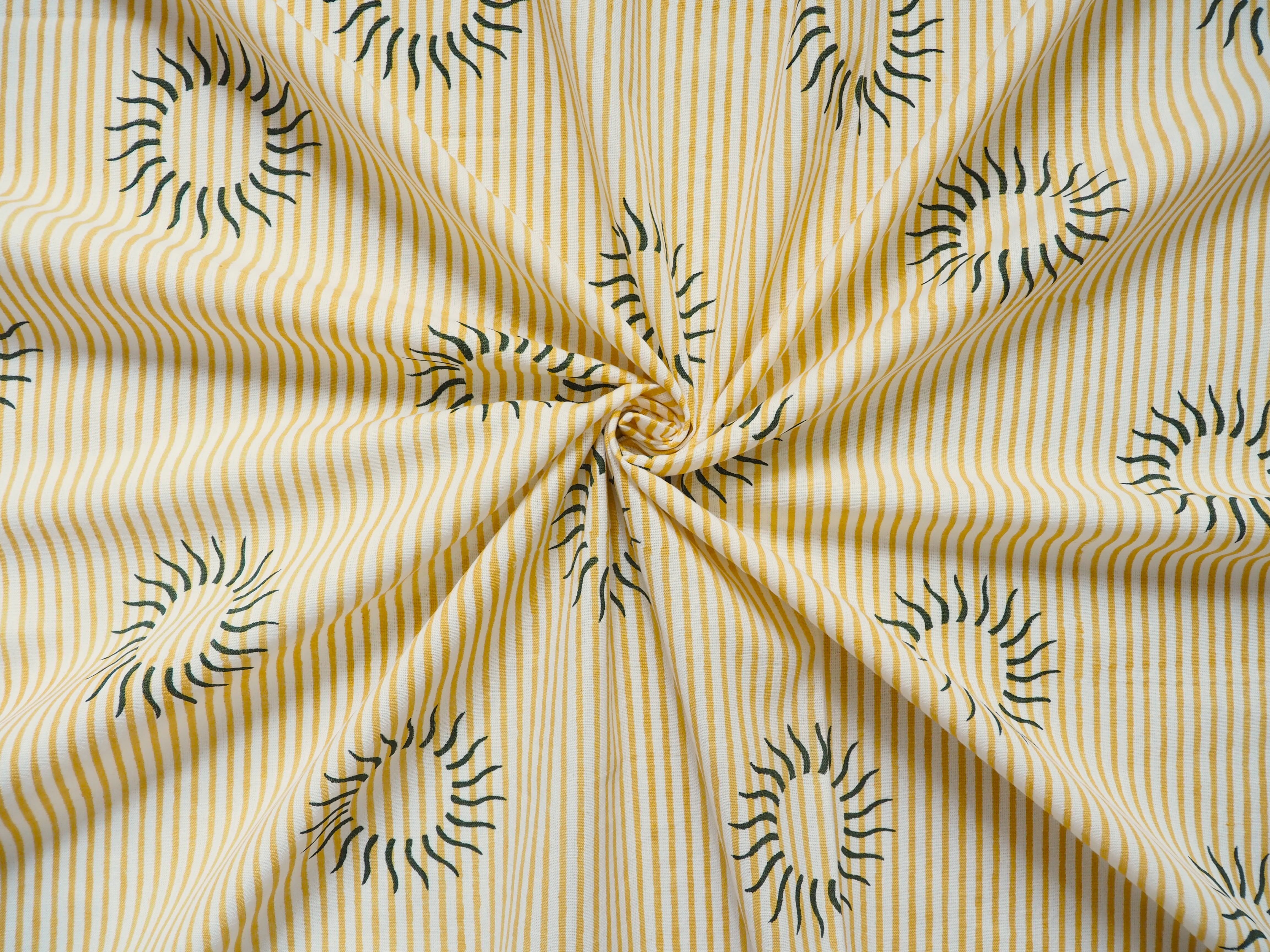 ハンドブロックプリントファブリック f260203