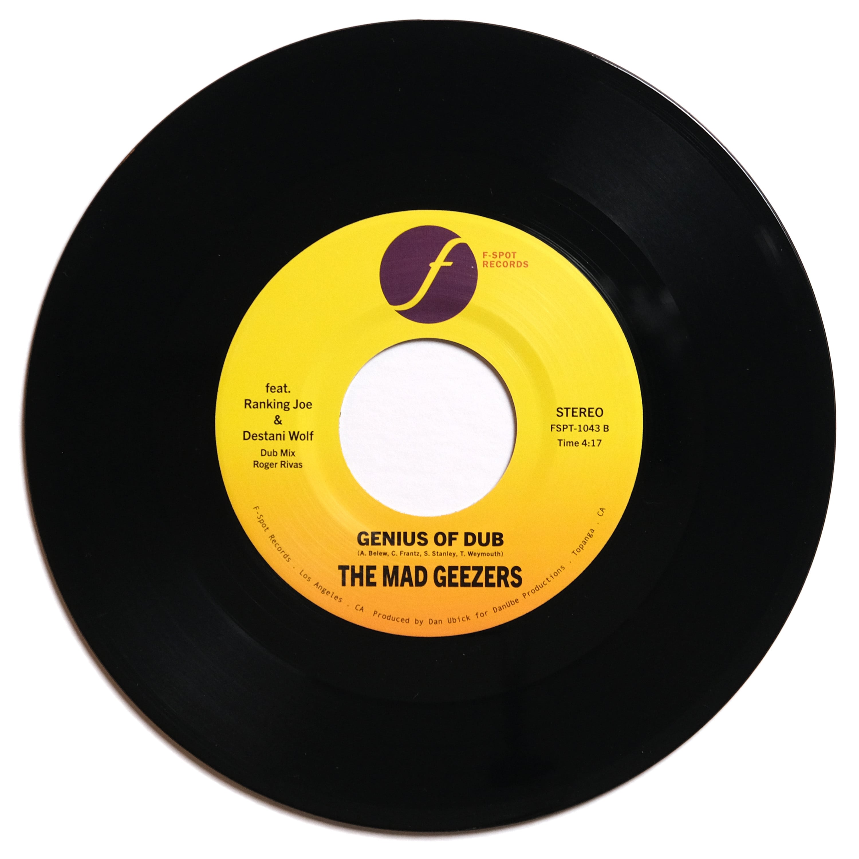 1月9日発売予定】『THE MAD GEEZERS』“Genius of Love / Genius of Dub