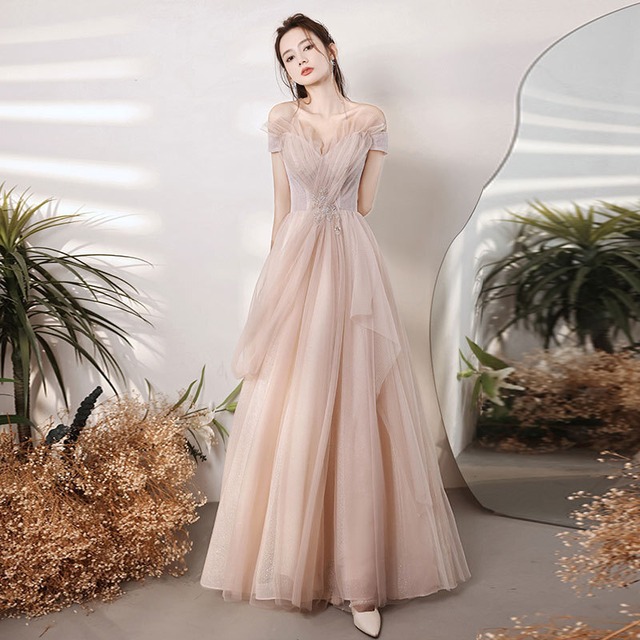 【カラードレス】 大きいサイズ 小さいサイズ カラー ドレス ピンク aライン 編み上げ オフショルダー ロングドレス 披露宴 お色直し 二次会 20代 30代 40代 50代 ウェディングドレス シンプル ドレス フォーマルドレス カジュアルウェディング  フォトウェディング 前撮り 後撮り 結婚式写真 ナチュラル ウェディング ガーデンウェディング 少人数ウェディング 二次会 お色直し レストランウェディング リゾートウェディング