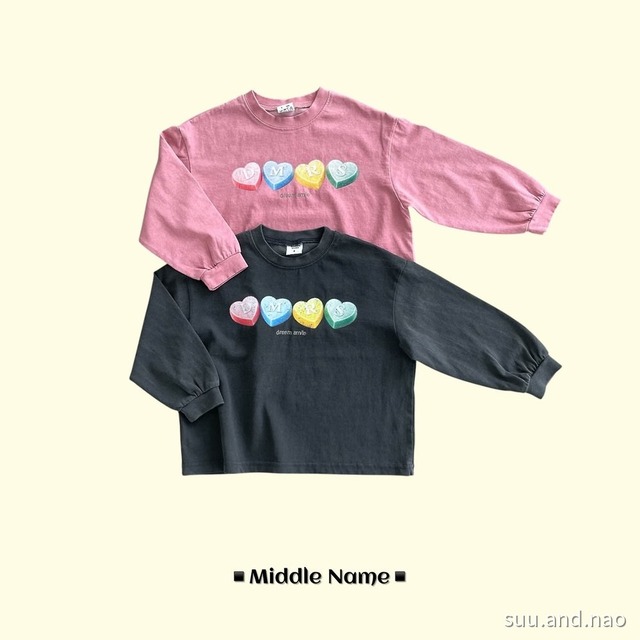 取寄:middlename ピグハートロンT※送料無料
