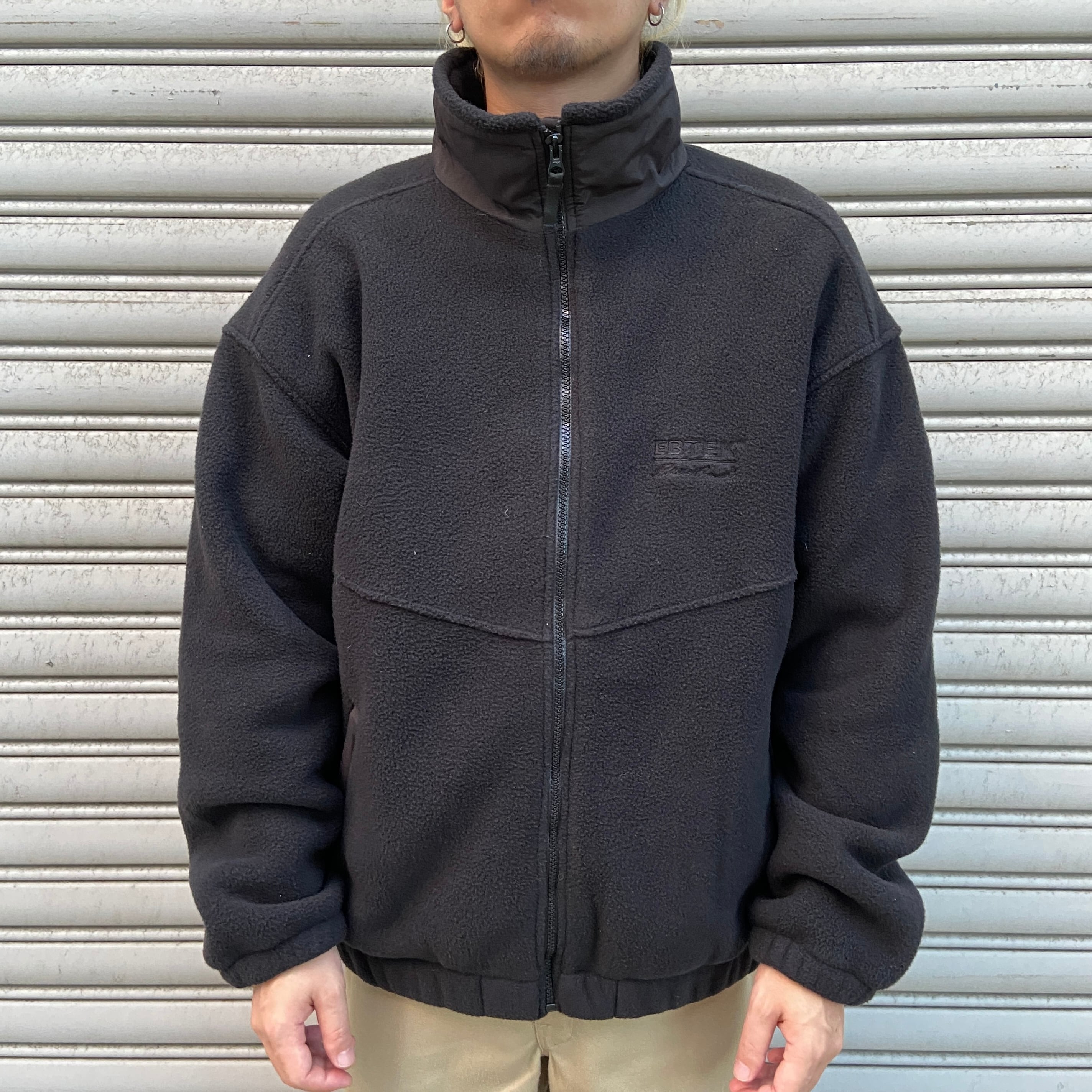 90s EddieBauer EBTEK ポーラテックフリースジャケット　黒　M | 古着屋 Uan powered by BASE