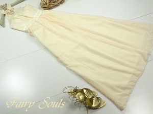 ★送料無料★9号（M）☆パーティーホルターネックのロングドレス(OPN4137)