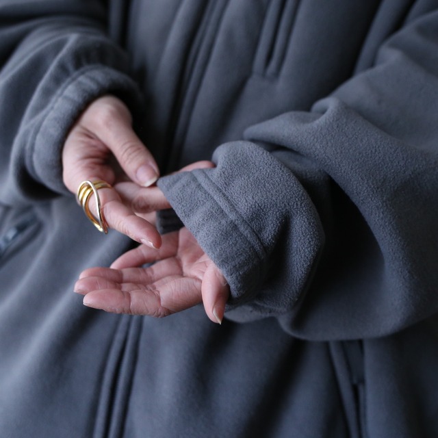 "KING SIZE" XXXL super over silhouette fleece jacket