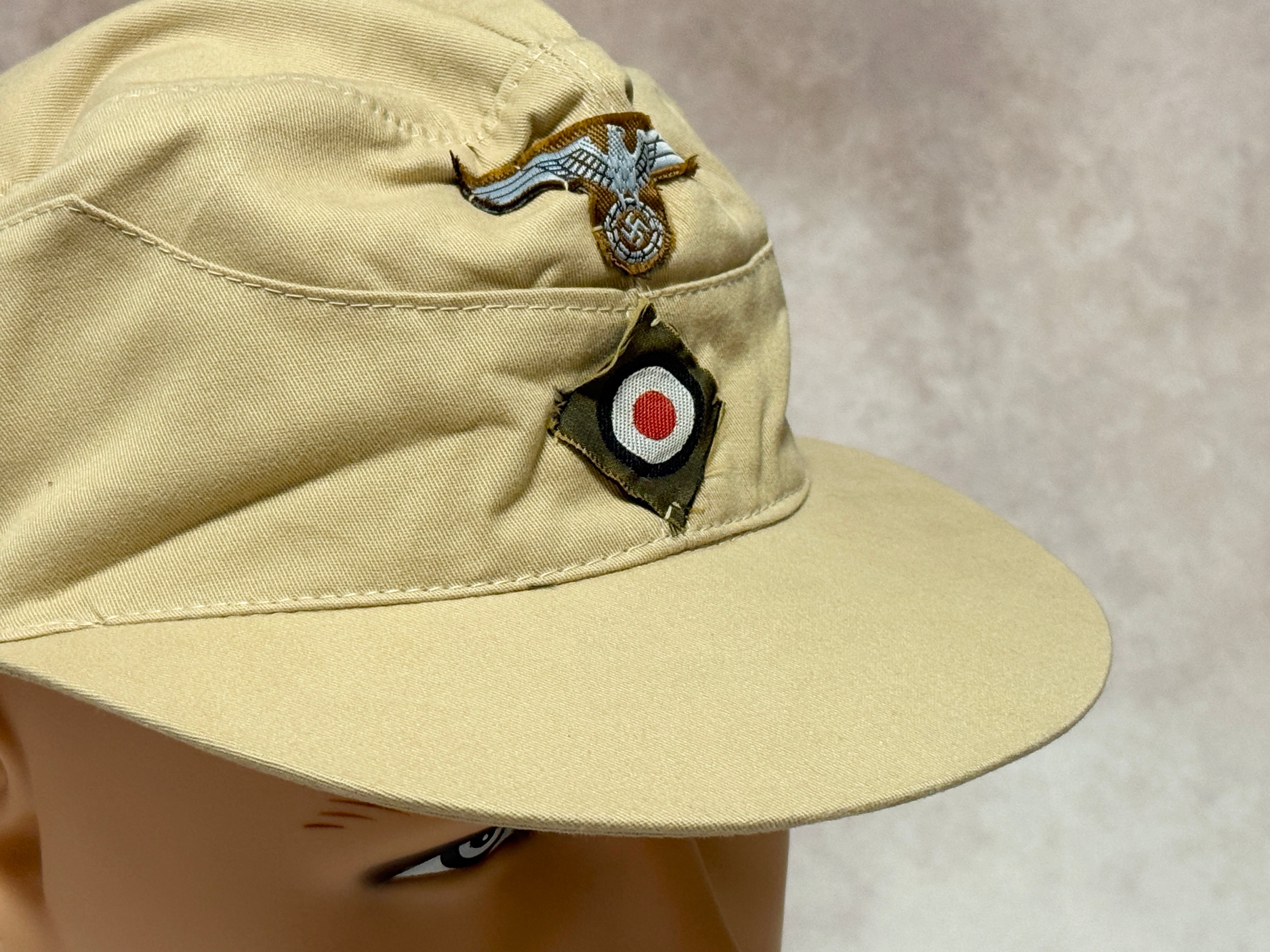 WWII ドイツ軍 M40/M41熱帯戦闘帽 59cm 陸軍用【エントリーライン