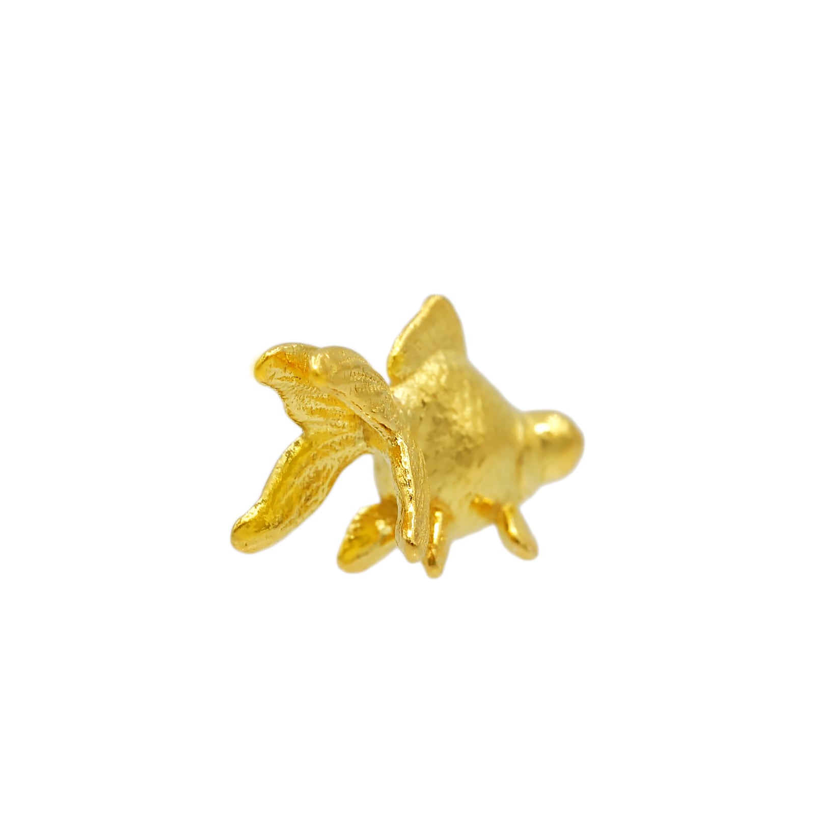 純金『金魚（出目金）』約1g お守り 【JUNGOLD】 | JUNGOLD【純金の世界】