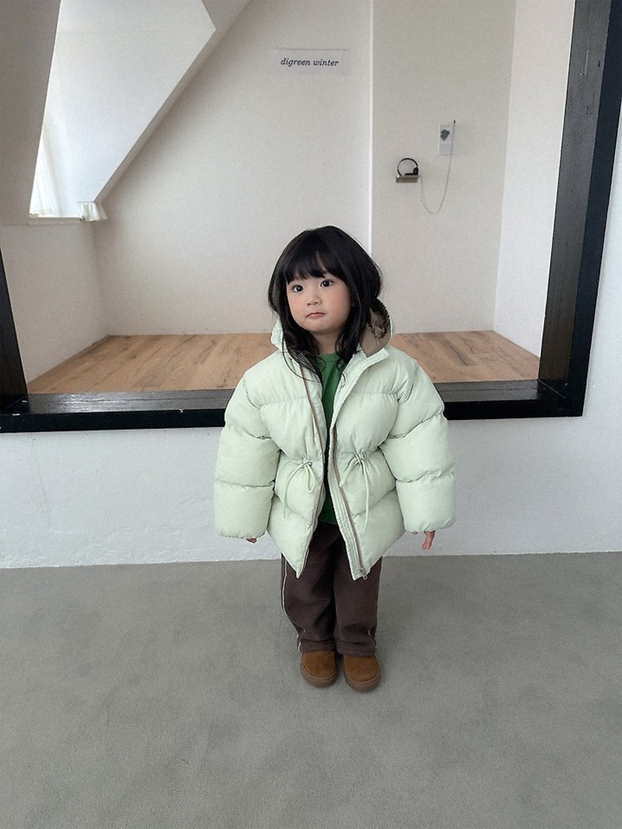 〖取寄〗韓国子供服 / 26winter / Digreen / ポル配色パディング / キッズ / 冬服 *S~2XL*