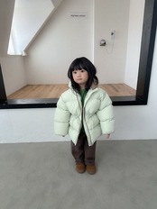 〖取寄〗韓国子供服 / 26winter / Digreen / ポル配色パディング / キッズ / 冬服 *S~2XL*