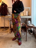 Vintage Hanae Mori Abstract Pattern Tapered Pants