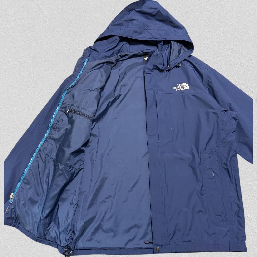 XXL相当】THE NORTH FACE マウンテンパーカー (HyVent) / ネイビー / W
