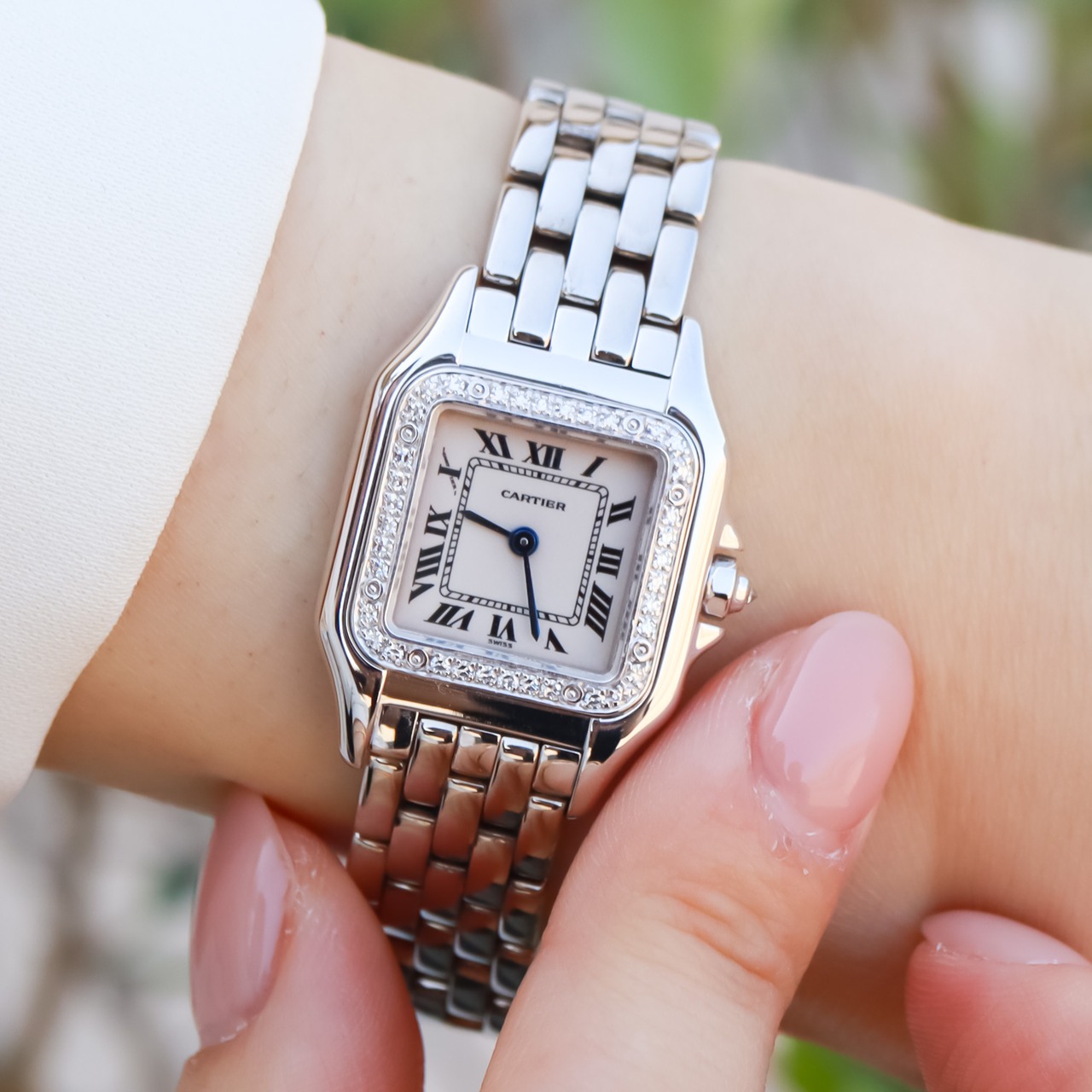 カルティエ パンテール SM WG ダイヤモンド