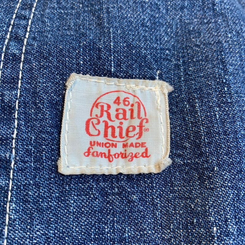 50's 60's Rail Chif デニムカバーオール チョアジャケット レイル