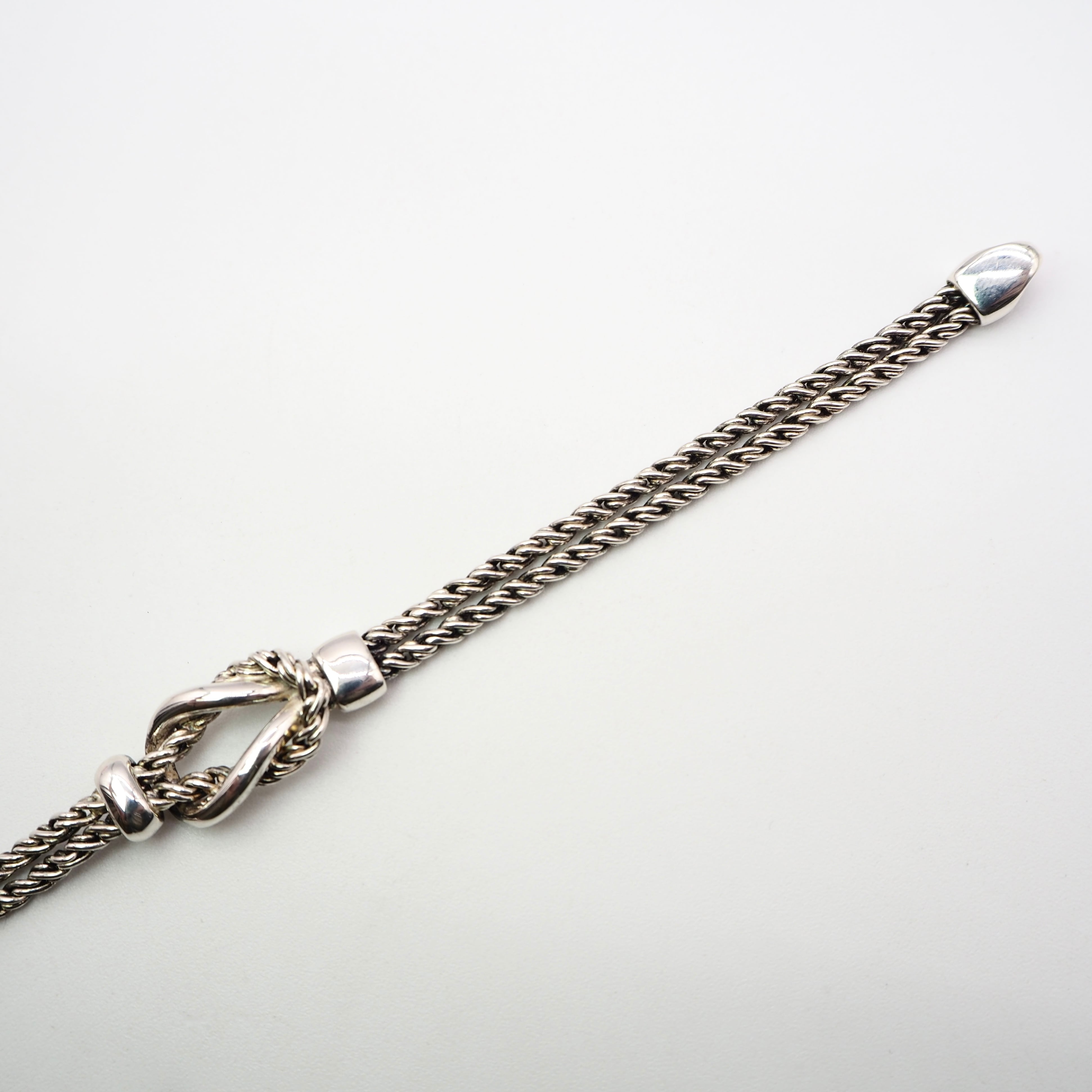 Tiffany&Co. ダブルロープ ブレスレット シルバー925 ティファニー